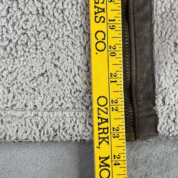 Kuhl Flight Jacket Womens XS Ivory Sherpa Fleece Hooded Full Zip Thumbholes - Picture 12 of 15